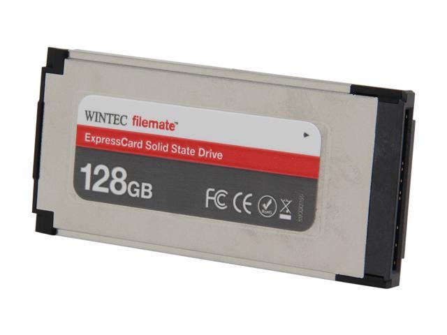 Wintec FileMate ExpressCard 34 128GB ExpressCard MLC Internal / External Solid State Drive (SSD) 3FMS4E128JM-R