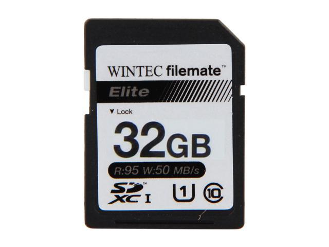 Wintec Filemate Elite 32GB Secure Digital High-Capacity (SDHC) Flash Card Model 3FMSD32GBU1E-R
