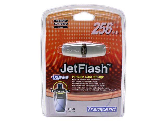 Transcend 256MB Flash Drive (USB2.0 Portable) Model TS256MJF2A