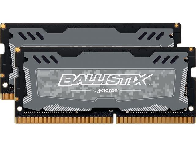 Crucial Ballistix Sport LT 2666 MHz DDR4 DRAM Laptop Gaming Memory Kit ...