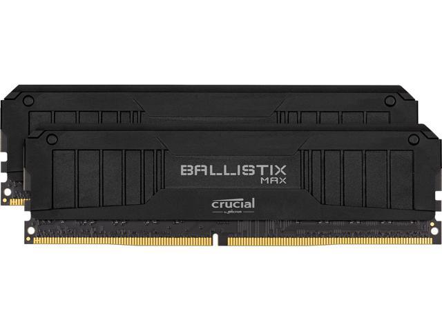 Crucial Ballistix MAX 4000 MHz DDR4 DRAM Desktop Gaming Memory Kit 32GB (16GBx2) CL18 BLM2K16G40C18U4B (BLACK)