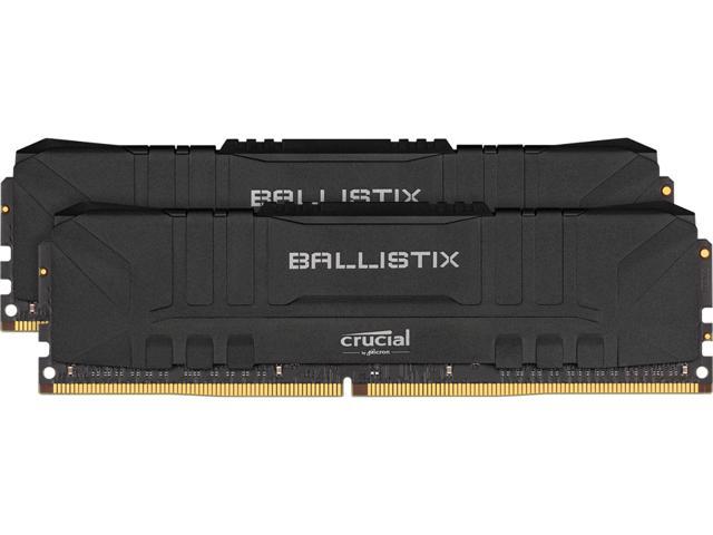 Ballistix 3600 MHz DDR4 DRAM Desktop Gaming Memory Kit 16GB (8GBx2) CL16 BL2K8G36C16U4B (BLACK) Crucial