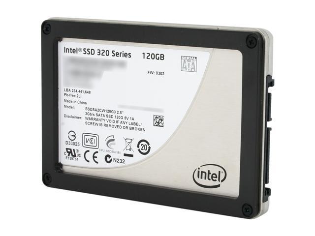 Intel 320 2.5" 120GB SATA MLC Internal Solid State Drive (SSD) SSDSA2CW120G310 Internal SSDs - Newegg.com