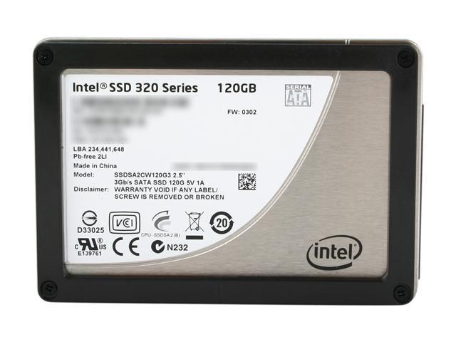 Intel 320 2.5" 120GB SATA MLC Internal Solid State Drive (SSD) SSDSA2CW120G310 Internal SSDs - Newegg.com