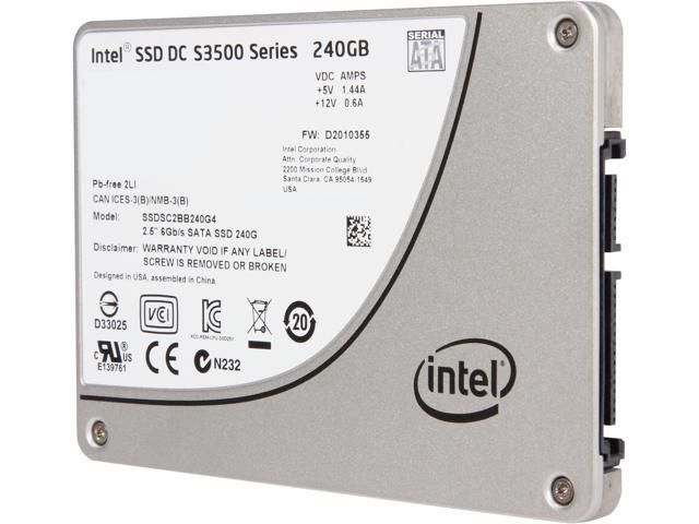 Intel DC S3500 SSDSC2BB240G401 2.5" 240GB SATA 3.0 6Gb/S MLC Solid State Drive