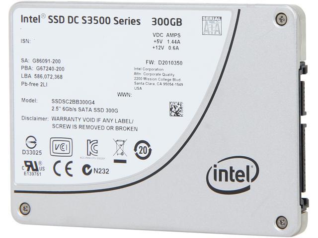 Intel DC SSDSC2BB300G401 2.5" SATA 3.0 6Gb/S MLC Solid State Drive -