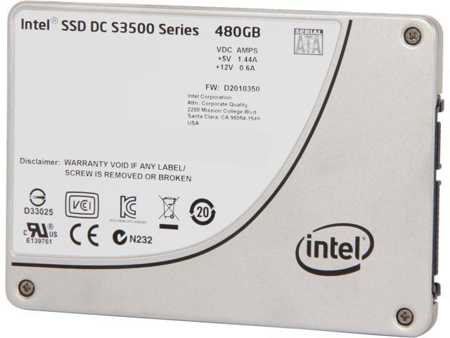 Intel DC S3500 SSDSC2BB480G401 2.5" 480GB SATA 3.0 6Gb/S MLC Solid State Drive