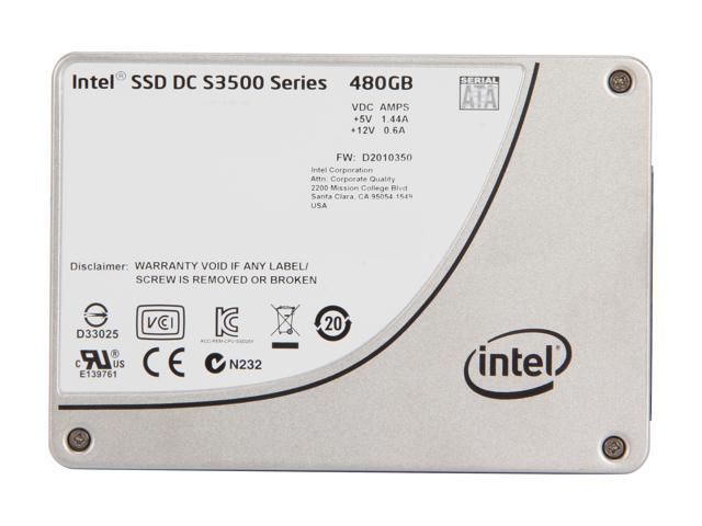 INTEL SSD DC S3500 SSDSC2BB480G4 480GB 2.5 SFF SATA 6Gb/s 100% Health 