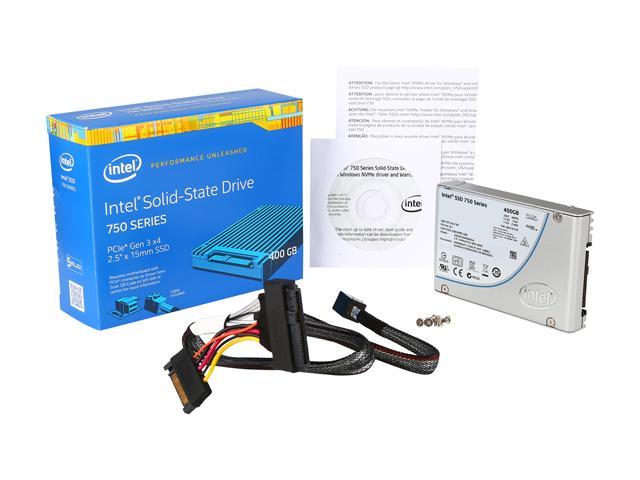 インテル SSD 750シリーズ 800GB 2.5インチ NVMe SFF-8639接続 MLC SSDPE2MW800G4X1 