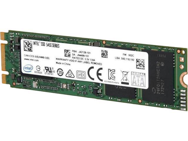 Intel 545s M.2 2280 512GB SATA III 64-Layer 3D NAND TLC Internal