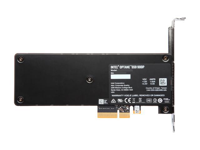 Intel Optane SSD 900P (480GB, AIC PCIe 3.0 x4, 20nm, 3D XPoint)