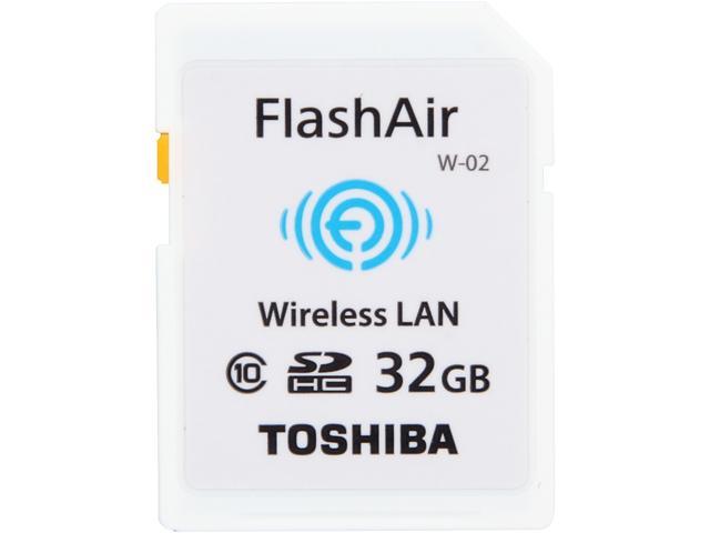 Toshiba FlashAir II 32GB Wireless SD Memory Card Model PFW032U-1BCW