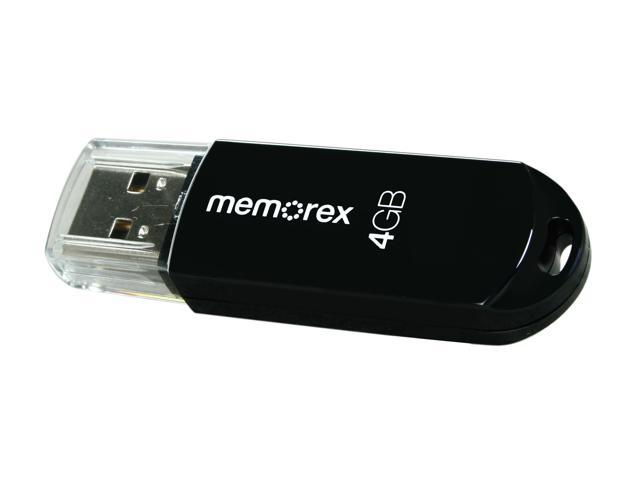 Memorex Mini TravelDrive 4GB USB 2.0 Flash Drive (Black) Model 98178