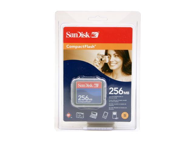 SanDisk 256MB Compact Flash (CF) Flash Card Model SDCFB-256-A10 ...