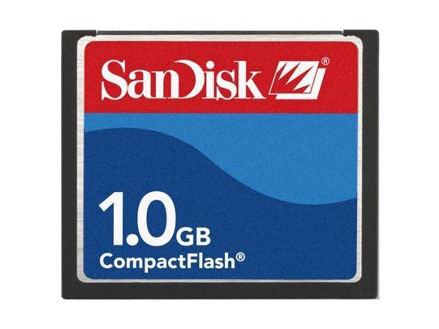 SanDisk Standard 1GB Compact Flash (CF) Flash Card Model SDCFB-1024-A10