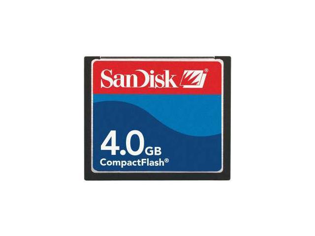 SanDisk 4GB Compact Flash (CF) Flash Card Model SDCFB-4096-A10 - Newegg.com