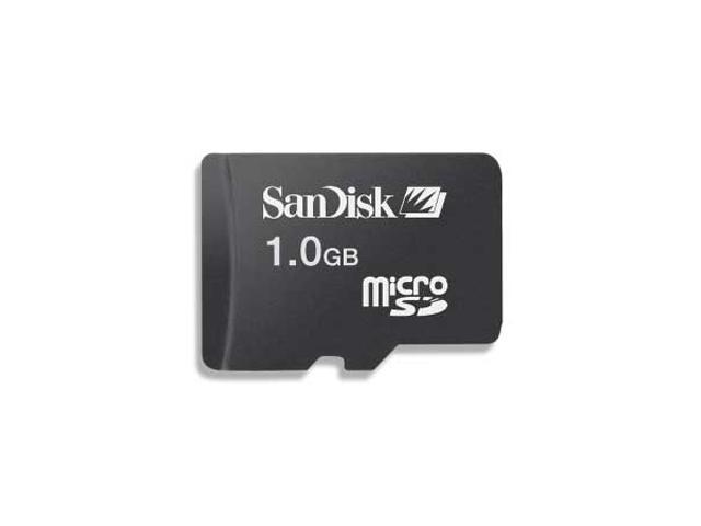 SanDisk 1GB MicroSD Flash Card Model SDSDQ-1024-A10M