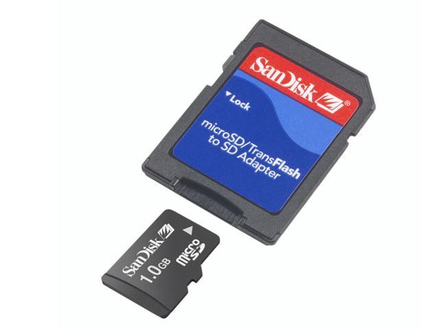 SanDisk 1GB MicroSD Flash Card Model SDSDQ-1024 - Newegg.com