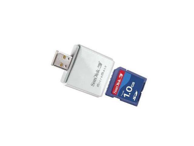 SanDisk 1GB Secure Digital (SD) Flash Card W/MICROMATE Model SDSDBR1024A10