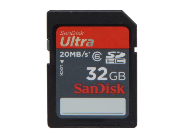 SanDisk Ultra 32GB Secure Digital High-Capacity (SDHC) Flash Card Model SDSDRH-032G-A11