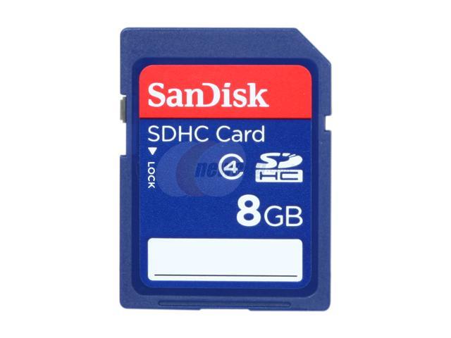 SanDisk 8GB Secure Digital High-Capacity (SDHC) Standard SDHC Card Model SDSDB-8192-P36
