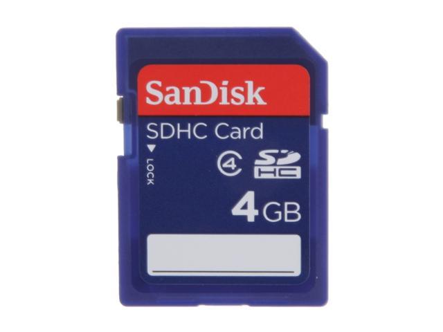 SanDisk 4GB Secure Digital High-Capacity (SDHC) Flash Card Model SDSDB-004G-B35