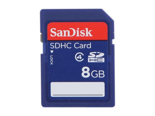 SanDisk 8GB Secure Digital High-Capacity (SDHC) Flash Card Model SDSDB-008G-B35