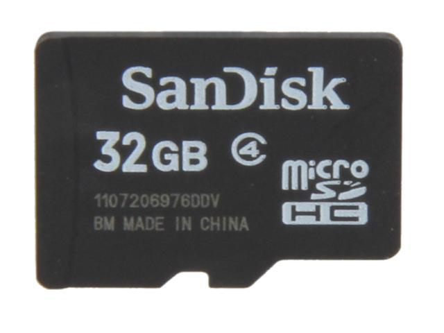 SanDisk 32GB microSDHC Flash Card Model SDSDQM-032G-B35N