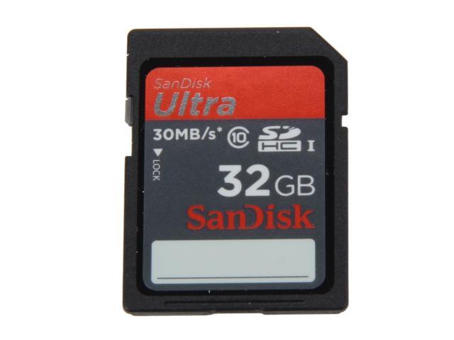 SanDisk 32GB Ultra SDHC UHS-I Card - Class 10 30MB/s
