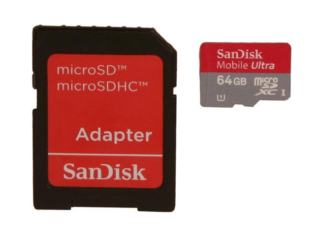 SanDisk 8GB Mobile Ultra Class 6 microSD Including SD Adapter