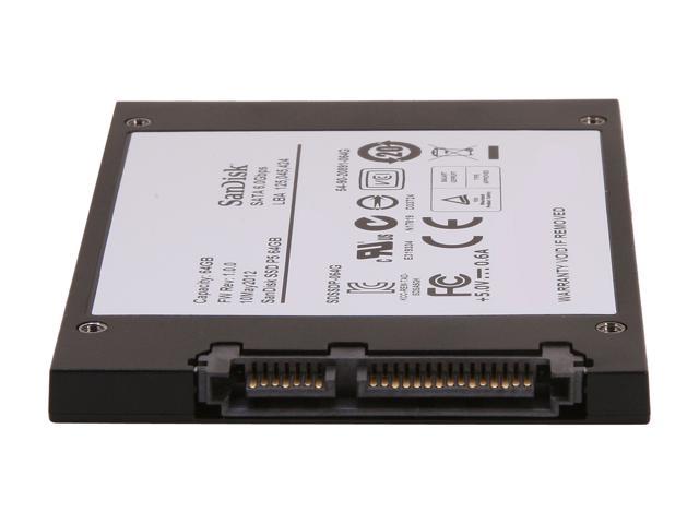 SANDISK Internal SSD Solid State Drive 64GB SDSSDP-064G 2.5" Sata  or  3.5"