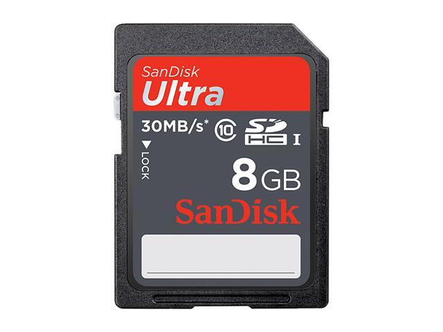 SanDisk 8GB Ultra SDHC UHS-I Card - Class 10 30MB/s