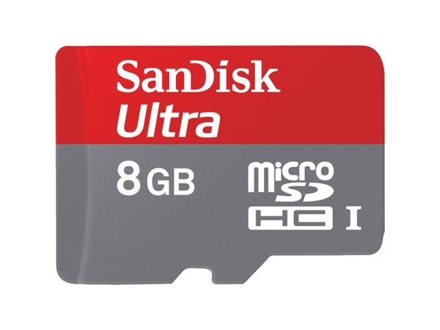 SanDisk Ultra 8 GB MicroSD High Capacity (microSDHC) - 1 Card