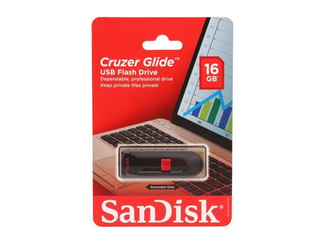New SanDisk Cruzer Glide Flash Drive 8GB USB 2.0/3.0 Compatible Memory Stick 
