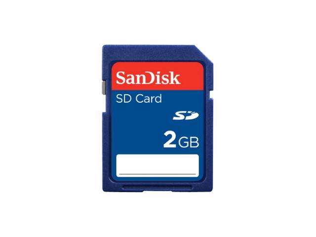SanDisk 2 GB Secure Digital (SD) Card - 1 Card