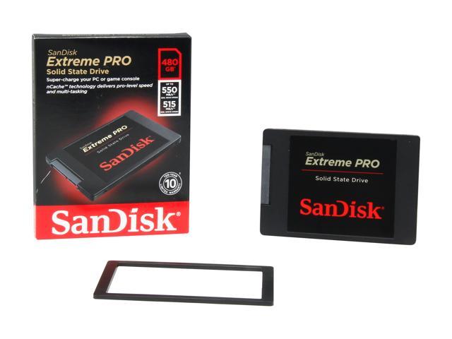 syre enkemand Underinddel SanDisk Extreme Pro 2.5" 480GB SATA 6.0Gb/s MLC Internal Solid State Drive ( SSD) SDSSDXPS-480G-G25 Internal SSDs - Newegg.com