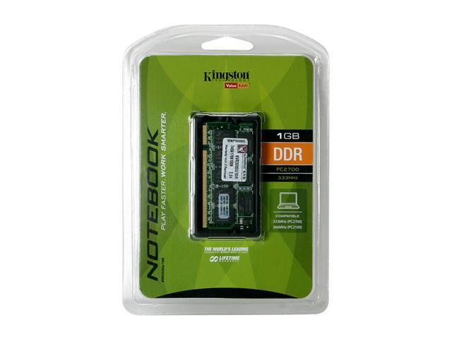 Kingston ValueRAM 1GB 200-Pin DDR SO-DIMM DDR 333 (PC 2700) Laptop Memory  Model KVR333SO/1GR - Newegg.com