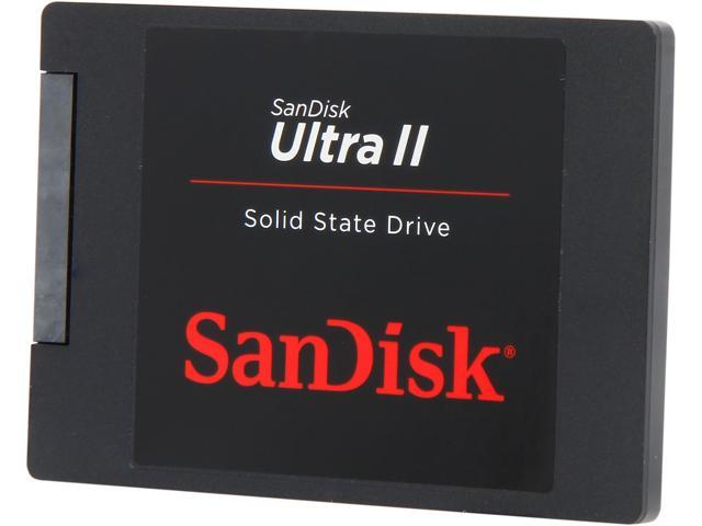 SanDisk Ultra II 2.5" 240GB SATA III Internal Solid State Drive (SSD) SDSSDHII-240G-G25