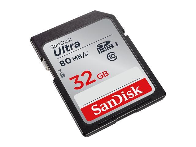 10 Paquete de 32GB de Sandisk Microsd Ultra 80MB/s UHS-I C10 microSDHC