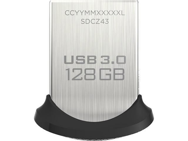 SanDisk 128GB Ultra Fit CZ43 USB 3.0 Flash Drive, Speed Up to 150MB/s (SDCZ43-128G-GAM46)
