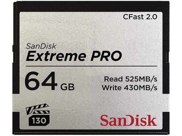 SanDisk Extreme Pro 64GB CFast 2.0 Flash Card Model SDCFSP-064G