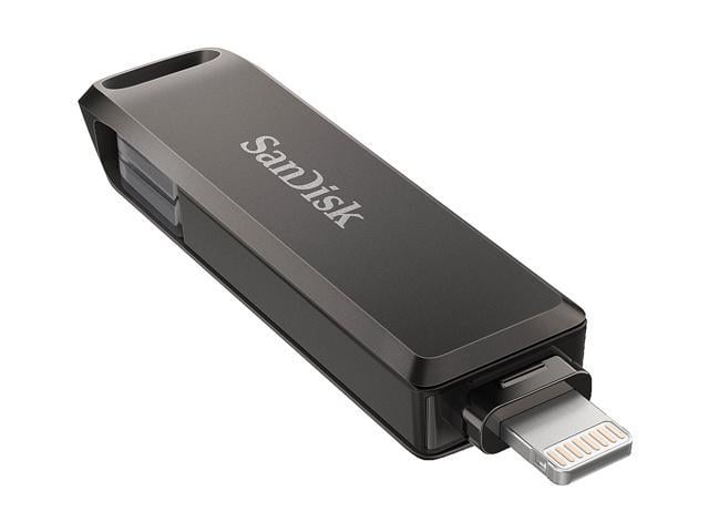 SanDisk 256GB iXpand Flash Drive Luxe for Your iPhone and USB Type-C  Devices (SDIX70N-256G-GN6NE)