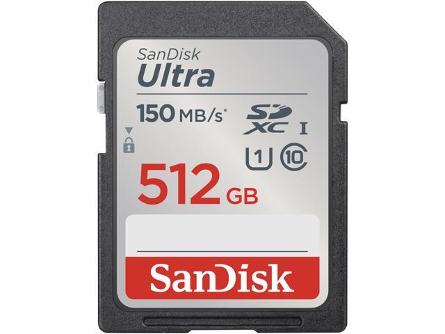 SanDisk 512GB Ultra SDXC UHS-I / Class 10 Memory Card, Speed