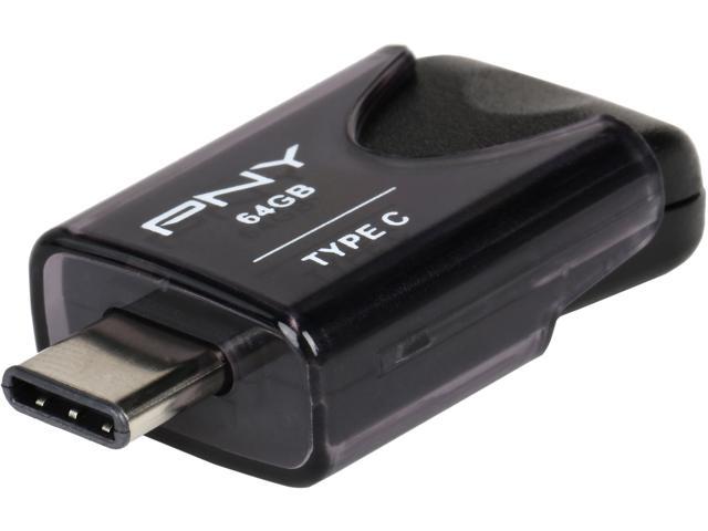 PNY 64GB Elite Type-C USB 3.1 Flash Drive, Speed Up to 115MB/s (P-FD64GTBAT4TC30-GE)
