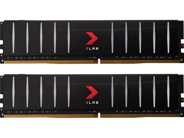 PNY XLR8 32GB (2 x 16GB) 288-Pin PC RAM DDR4 3600 (PC4 28800) Low Profile Desktop Memory Model MD32GK2D4360018LP