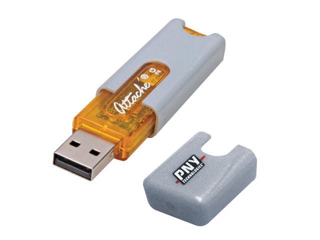 PNY Attaché 2GB Flash Drive (USB2.0 Portable) Model P-FD02GU20-RF