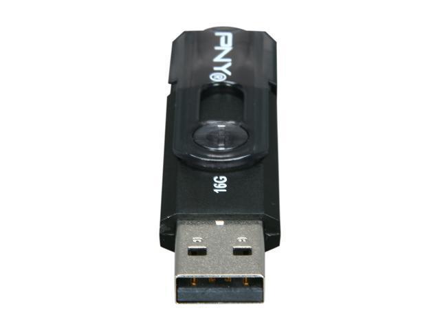 PNY 16 GB Micro Sleek Attache' USB 2.0 Flash Drives - P-FDU16GX2SLK-GE