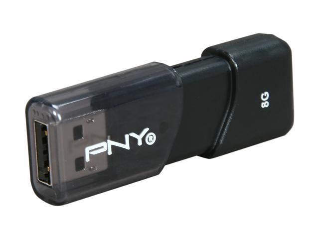 PNY Attache 8GB USB 2.0 Flash Drive Model P-FD8GBATT-03-GE