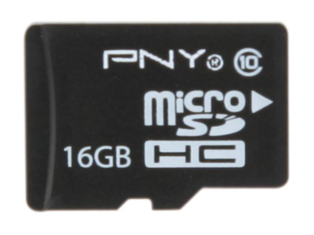 PNY 16GB microSDHC Flash Card for Tablet PCs Model P-SDU16G10TEFM1