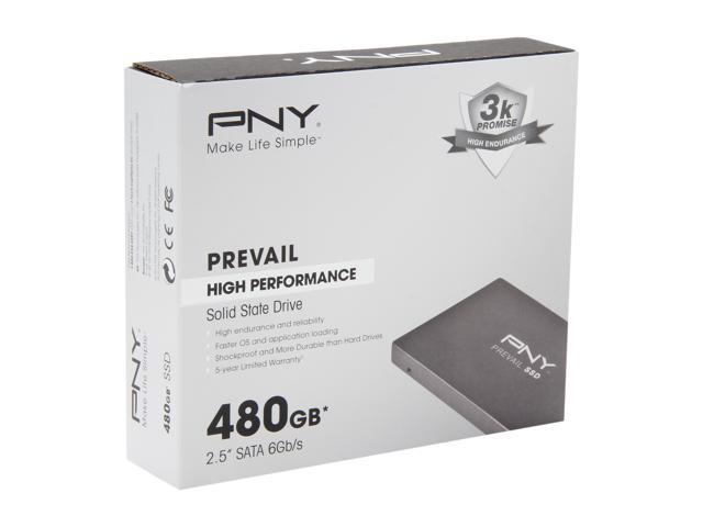 PNY Prevail 2.5" 480GB SATA III Internal Solid State Drive (SSD) SSD9SC480GCDA-PB